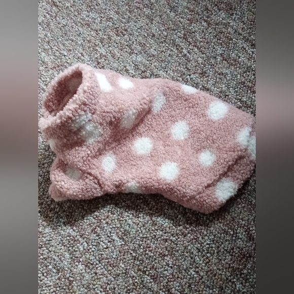 NWOT Polka Dot Dog Coat - Picture 2 of 4